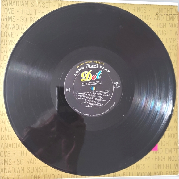 Billy Vaughn plays the Million Sellers DLP 3119 Dot Records 1958 - Picture 4 of 7